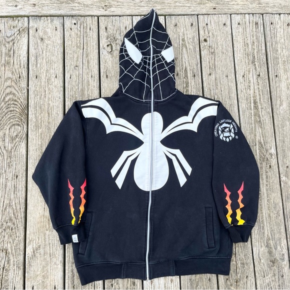 Creating Limitless Heights | Jackets u0026 Coats | Clh Spiderman Venom Symbiote  Black Zip Up Hoodie Sweatshirt Jacket 3xl | Poshmark
